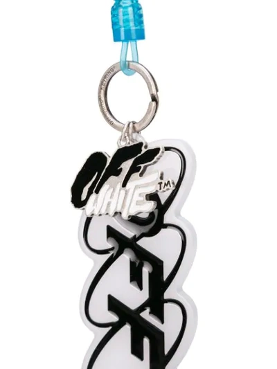 Off-white Off World Keychain In Blue