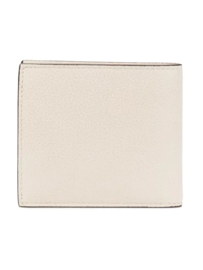 Shop Gucci Square Foldable Wallet In White