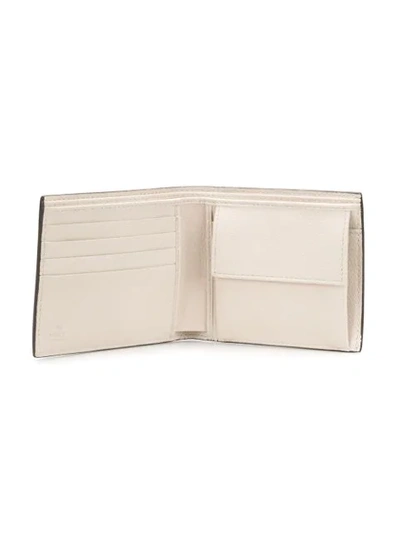 Shop Gucci Square Foldable Wallet In White