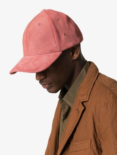 Shop Nick Fouquet Embroidered Detail Cap In Pink