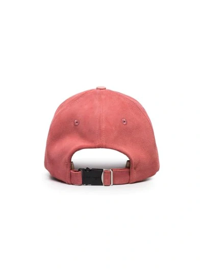 Shop Nick Fouquet Embroidered Detail Cap In Pink