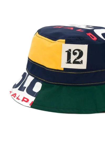 Shop Polo Ralph Lauren Sport Patchwork Bucket Hat In 001 Multi