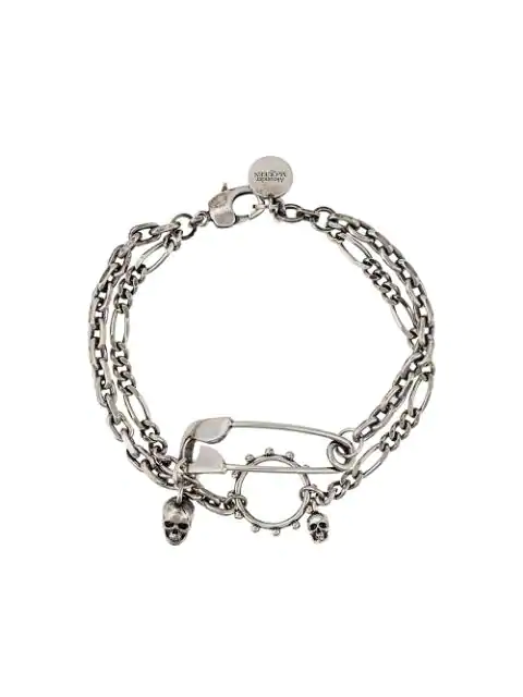 Alexander Mcqueen Skull Charm Bracelet 