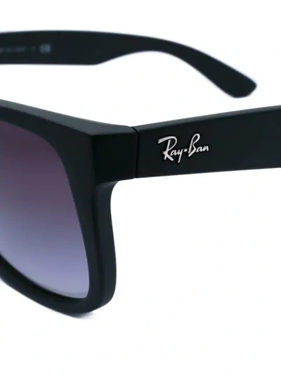 Shop Ray Ban Rechteckige Sonnenbrille In Black