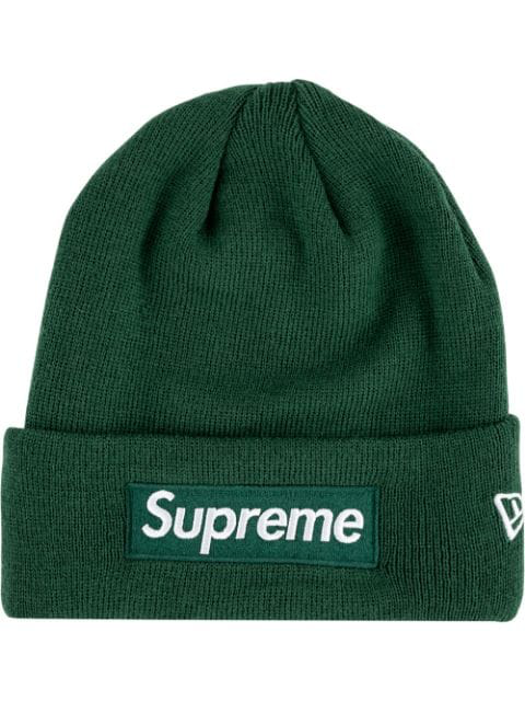 supreme logo beanie