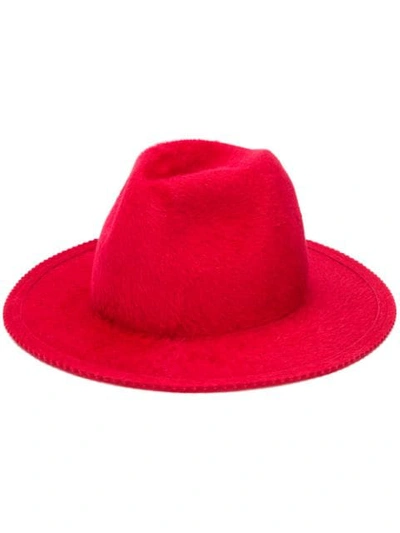 Shop Undercover Textured Hat In Red