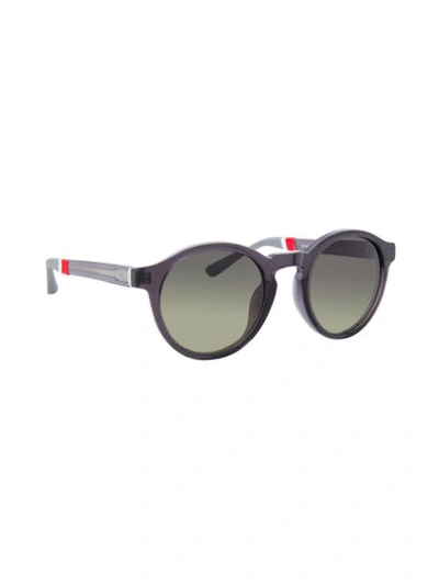 Shop Linda Farrow Orlebar Brown 6 C13 Sunglasses - Blue