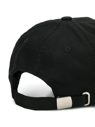 Shop Botter 'hell' Embroidered Cap In Black