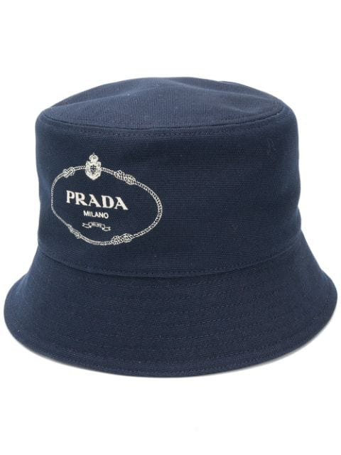 prada canvas bucket hat