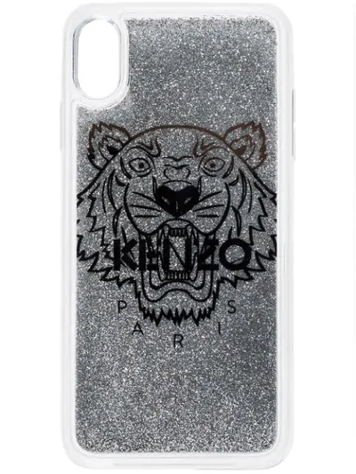 Shop Kenzo 'tiger' Iphone Xs-hülle In Metallic