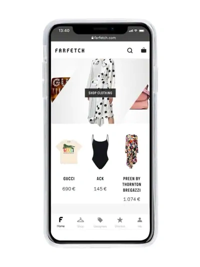 Shop Kenzo 'tiger' Iphone Xs-hülle In Metallic