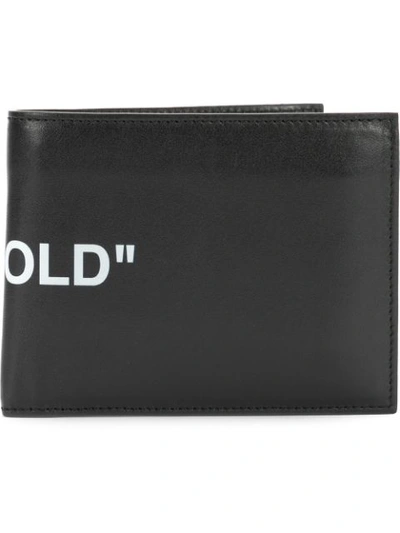 Shop Off-white Bi-fold Wallet - Black