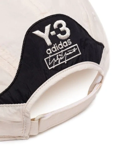 Y-3 FOLDABLE LOGO CAP - 白色