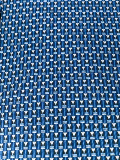 Shop Ferragamo Salvatore  Patterned Tie - Blue