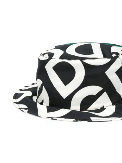 Shop Dolce & Gabbana Dg Mania Bucket Hat In Black