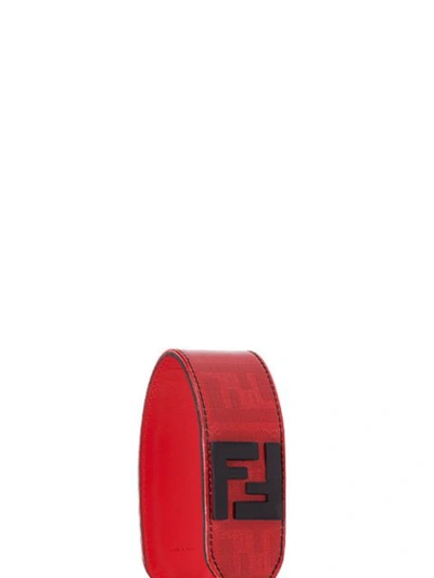Shop Fendi Mini Shoulder Strap In Red