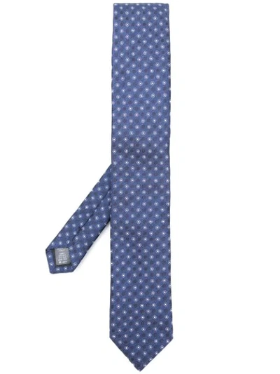 Shop Dolce & Gabbana Jacquard Tie - Blue