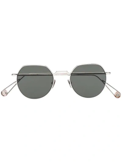 Shop Ahlem 22kt Vergoldete 'place Dauphine' Sonnenbrille In Green