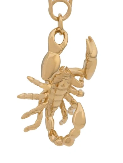 AMBUSH SCORPION DROP EARRING - 金色