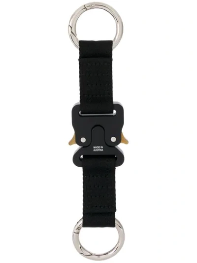 Shop Alyx Buckle Fastened Keyring In Black