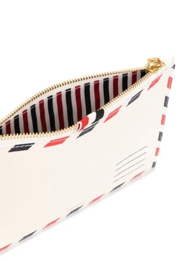 THOM BROWNE LARGE COIN PURSE - 白色