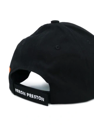 Shop Heron Preston Osny Baseball Cap In Black