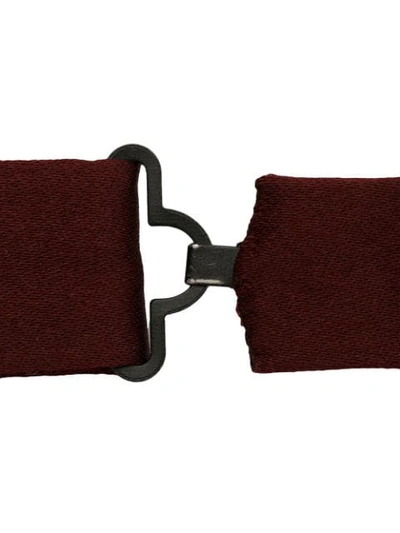 Ermenegildo Zegna Ready Made Bow Tie In Red