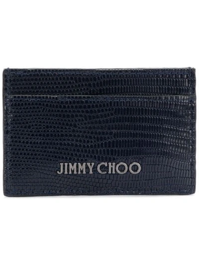 Shop Jimmy Choo 'dean' Kartenetui In Black