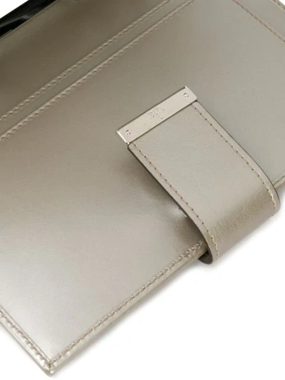 Shop Gucci Gg Document Holder In Silver