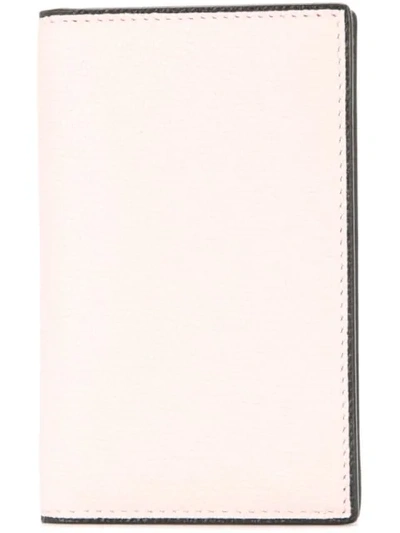 Shop Valextra Textured Cardholder - Pink