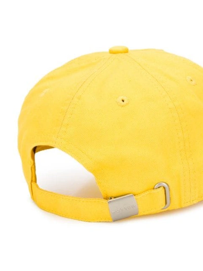 Shop Botter Embroidered Logo Cap In Yellow