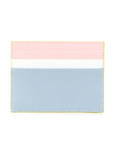 Shop Thom Browne Stained Calfskin Note Cardholder - Pink