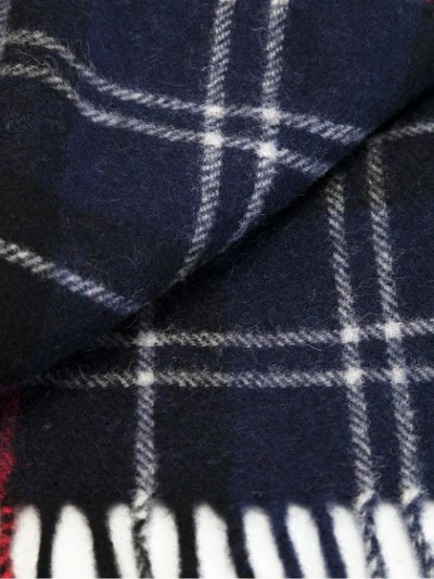 Shop Barbour Tartan Scarf In Blue