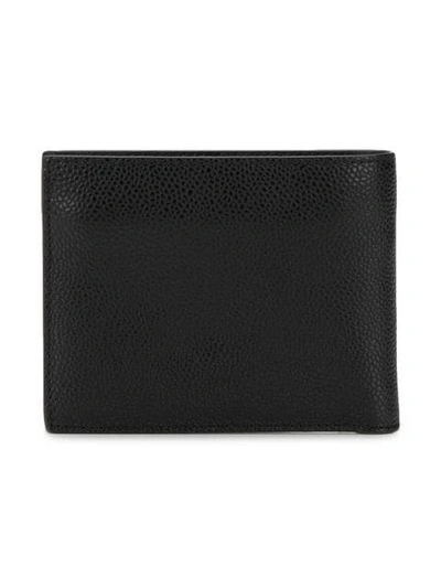 Shop Off-white Striped Wallet In 1001 Black White