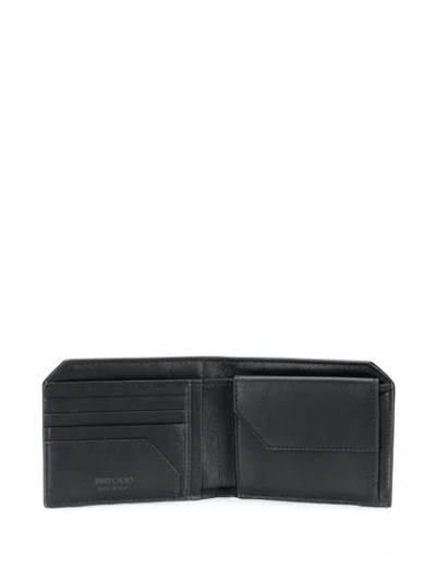 Shop Jimmy Choo Albany Bi-fold Wallet In Black