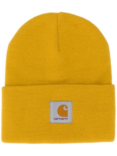Shop Carhartt Watch Hat In Yellow