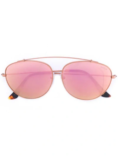 Shop Retrosuperfuture Aviator Sunglasses - Pink