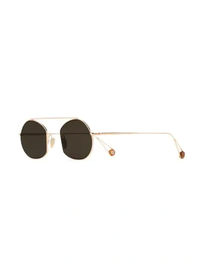 Ahlem Champagne Metallic Sunglasses In Metallic