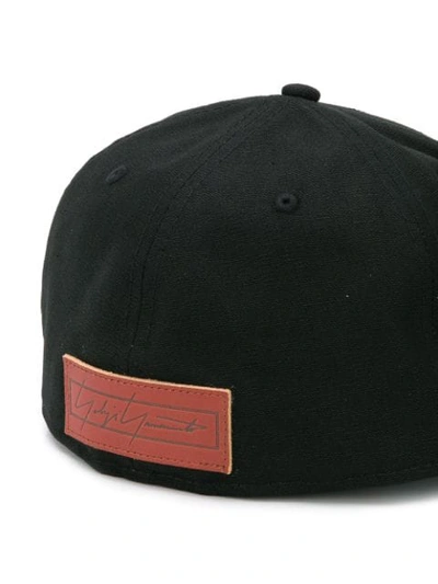 YOHJI YAMAMOTO LOGO BASEBALL CAP - 黑色