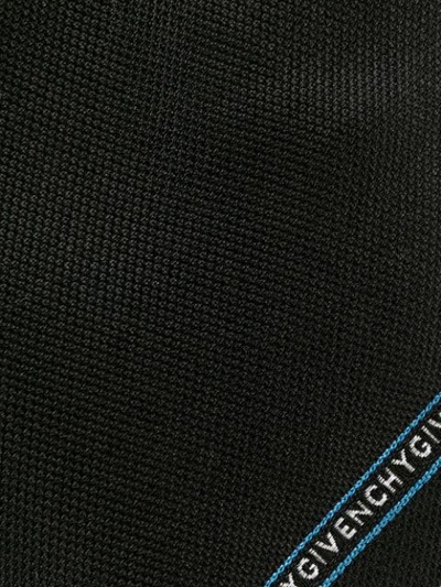 Shop Givenchy Logo Tie In Black