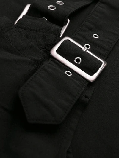 Shop Comme Des Garçons Homme Deux Relaxed Garter Belt In Black