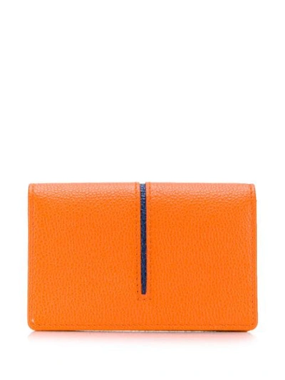 Shop Tod's Coin Wallet In 7q07 Orange Blue