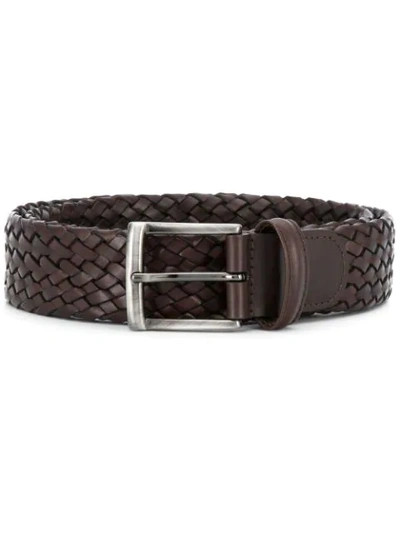 Shop Anderson's Woven Style Belt In Brown