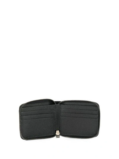 Shop Dolce & Gabbana Chain Zipped Wallet In Black