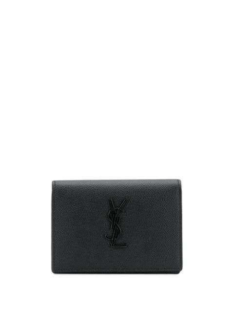 monogram business card case