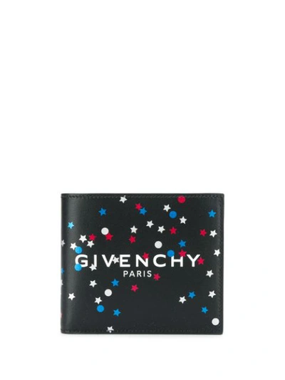 Shop Givenchy Star Detail Wallet In Black