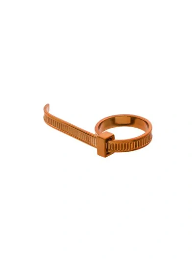 Shop Ambush Zip-tie Ring In Brown