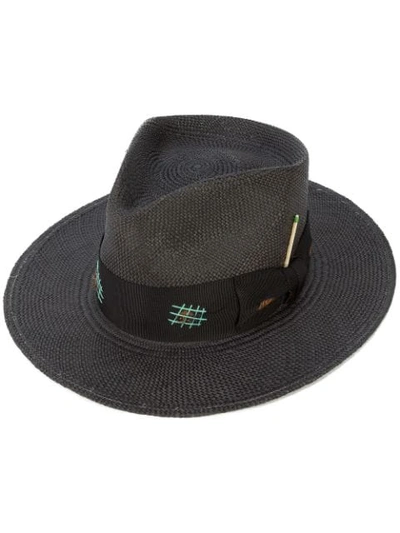 Shop Nick Fouquet Parlamento Hat - Black
