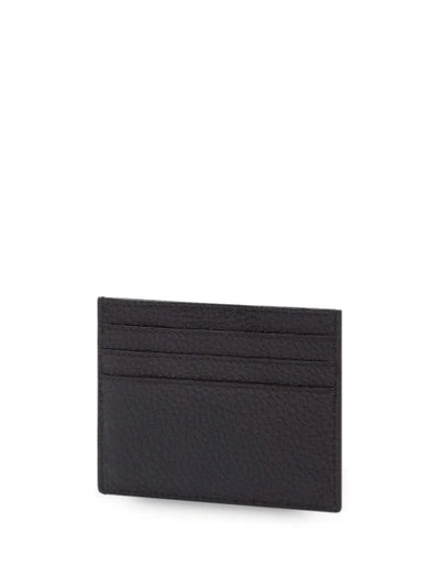 Shop Fendi Corner Bugs Cardholder In Black