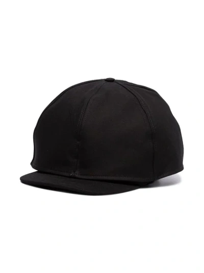 Shop Raf Simons Oversized Baseball Cap In Black